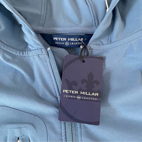 Peter Millar Crown Crafted Flex Adapt Half-Zip Jacket Windbreaker MS22EZ503 - Picture 4 of 10